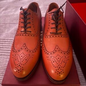 Men's Carmina Wingtip Oxfords Simpson Last in Tan